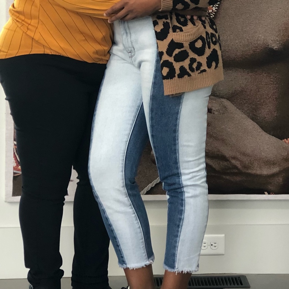 Pacsun colorblock jeans